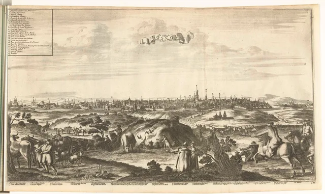 Вид Москвы, 1726