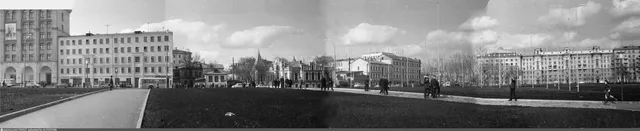 Панорама Ленинской площади