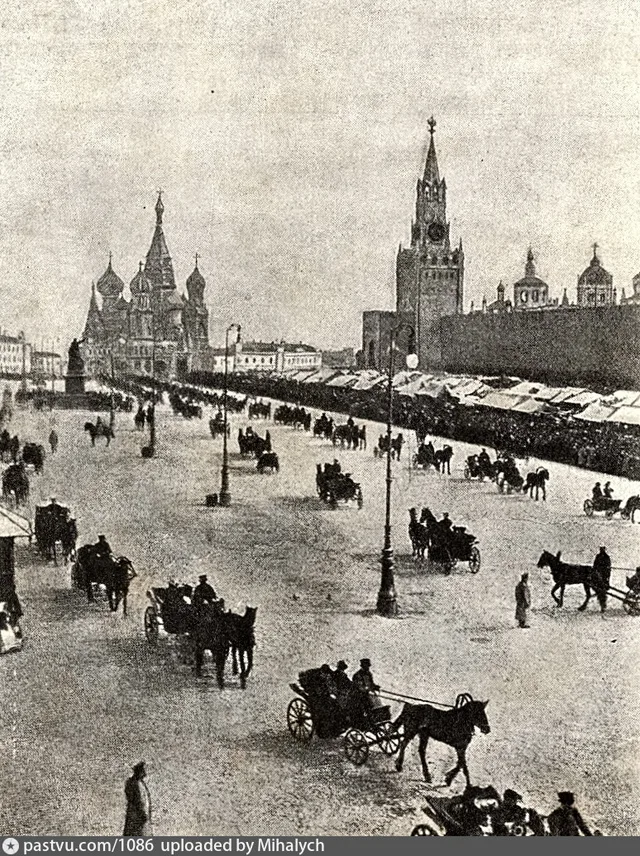 Красная площадь. Вербное гуляние.