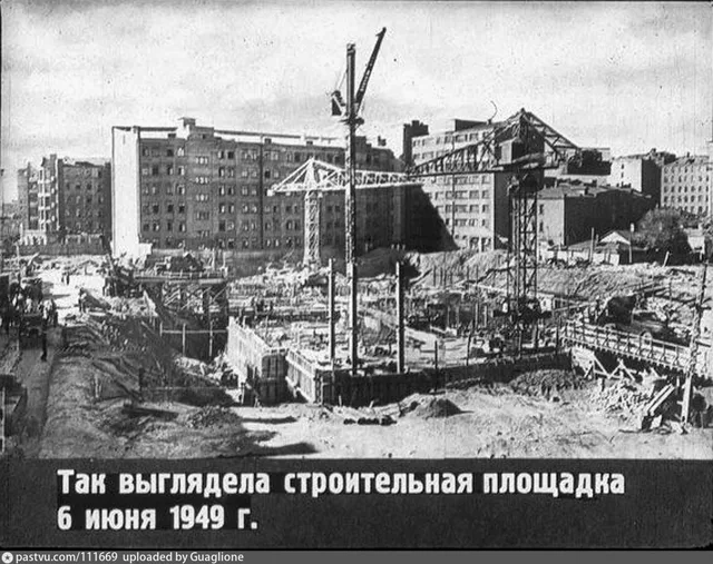 Строительство высотки на Смоленской. Общий вид площадки