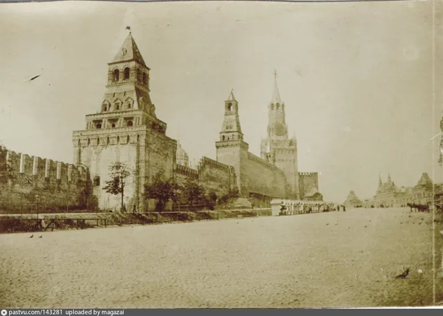 Вид на московский Кремль
