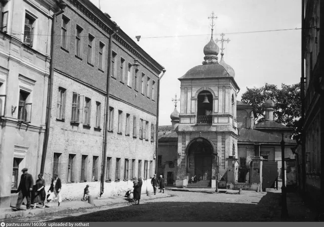 Мокринский переулок. Церковь Зачатия Анны