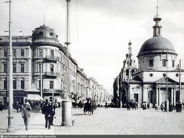 Тверская. Вид от Страстного монастыря к центру (вариант №2)