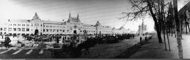 Торговые ряде на Красной площади