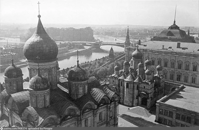 Кремлёвские соборы с Ивана Великого